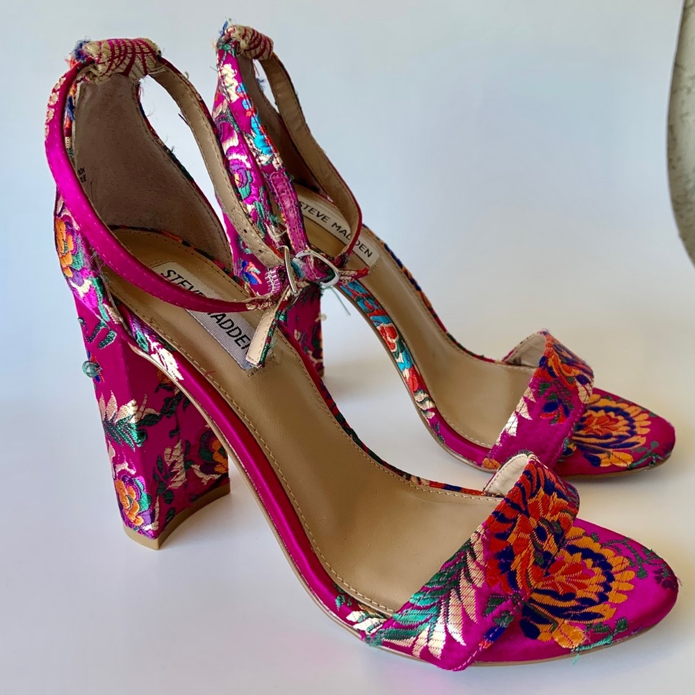 Steve Madden Carson Tapestry High Heel Sandals